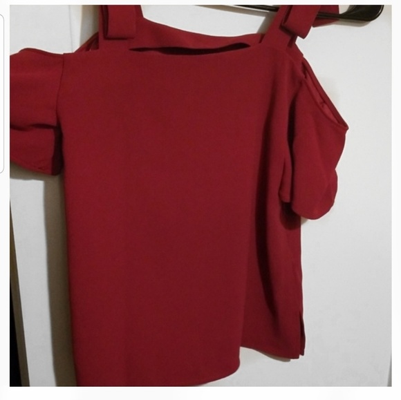 Ann Taylor Petitie off shoulder tank top blouse - Picture 3 of 5